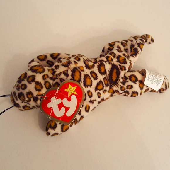 Ty Teenie Beanie Baby Freckles the Leopard 4.5"L x 2"W - Picture 8 of 14